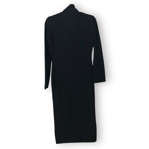 REVOLVE Dresses & Skirts - One Grey Day Merino Wool Black Turtleneck Maxi Dress NWT Size XS Minimalist
